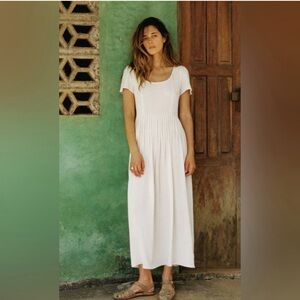 Christy Dawn Scarlett Dress Eggshell. Small.